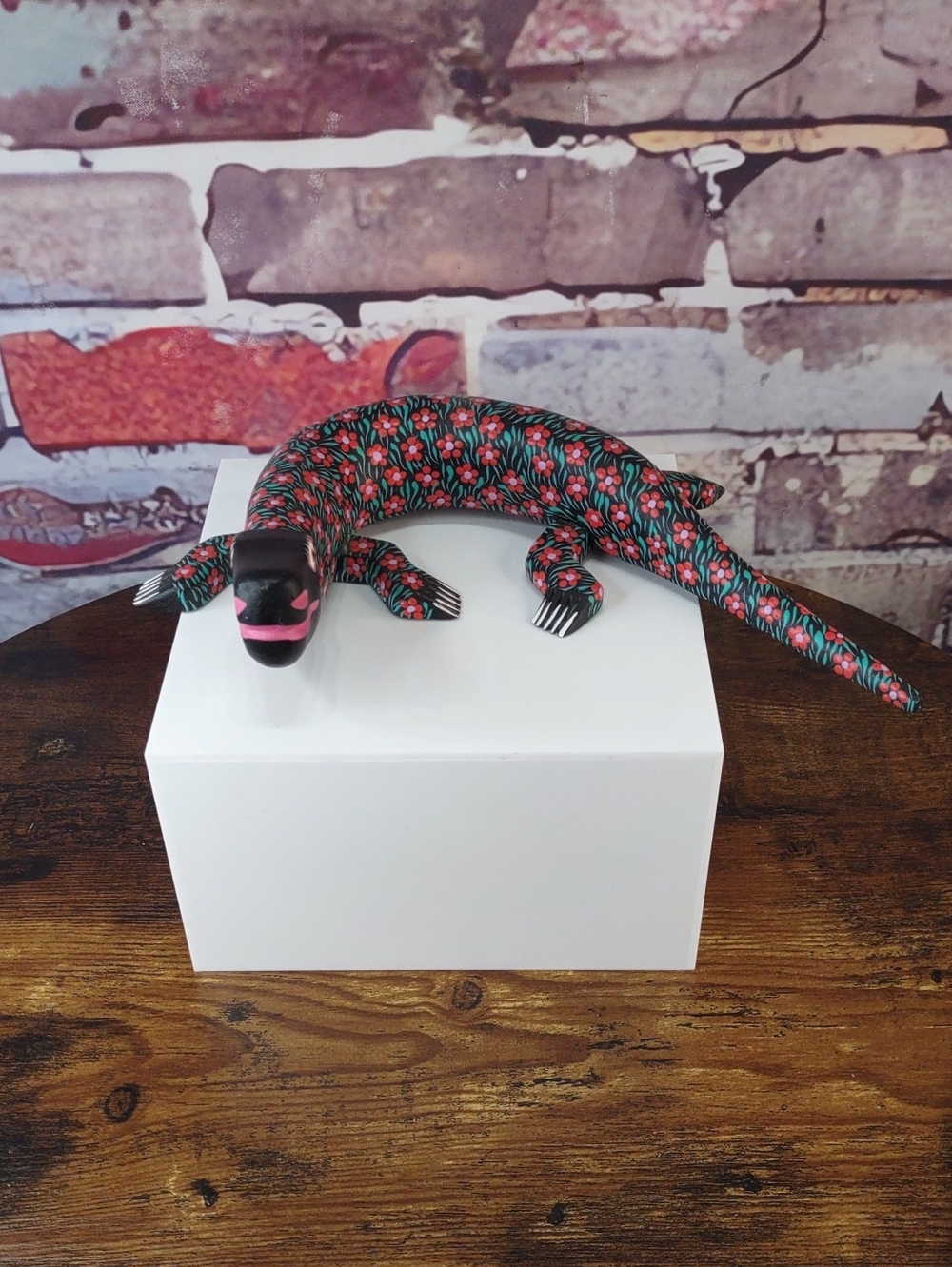 Artisan Crafted Alebrijes Lizard Figure